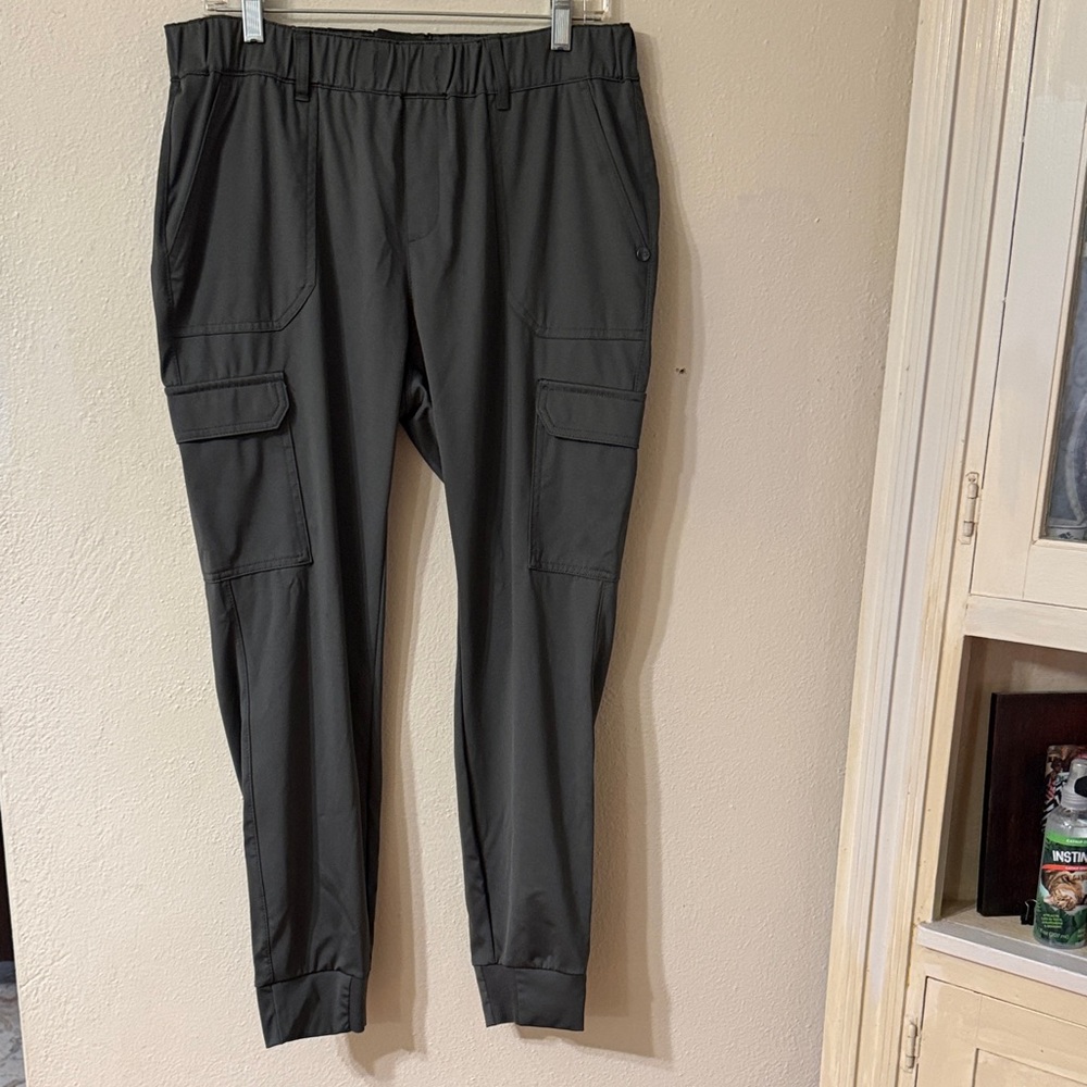 Womens Zhrill dk. Green Cargo Jogger Pants XL